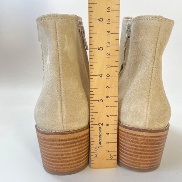 Paul Green Vienna Biscuit Suede Booties Women Ankle Boots Size UK3.5 US6 - Picture 4 of 9
